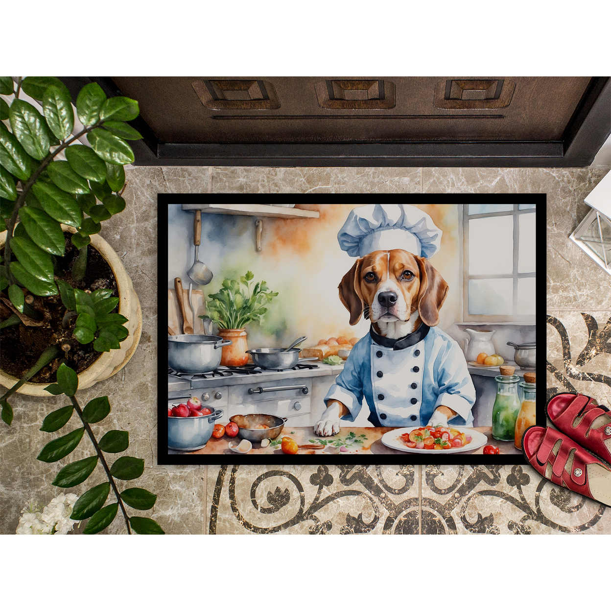 Yorkie Yorkshire Terrier The Chef Doormat