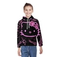 thumbnail image 4 of Hello Kitty Hooded Hoodies for Girls Boys, Kids Pullover Hooded with Pocket, Casual 3D Print Long Sleeve Sweatshirt Hoodies, 4 of 6
