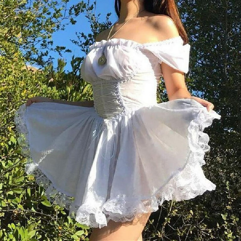 90s corset cheap skirt