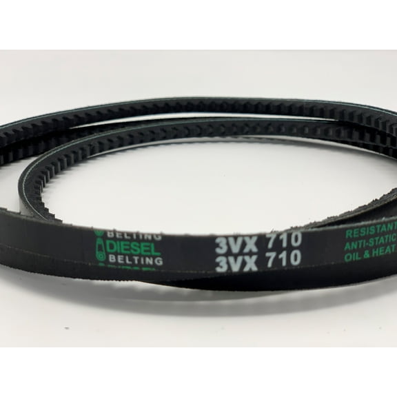 3VX710 Cogged V-Belt 3/8 x 71in Outside Circumference