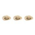 thumbnail image 3 of Sombrero de paja Sonducket Gorra plegable de playa de ala ancha Beige, 3 of 6
