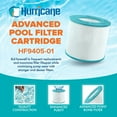 thumbnail image 2 of Hurricane Spa Filter Cartridge for Pleatco PAP50 and Unicel C-9405, White (2 Pack), 2 of 9