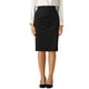 thumbnail image 1 of Falda lápiz elástica de cintura alta con fruncido para mujeres Inspire Chic, falda midi ajustada XL negra, 1 of 5