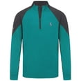 thumbnail image 2 of Men's Levelwear Teal Seattle Mariners Cadet Insignia 2.0 Raglan Quarter-Zip Jacket, 2 of 3