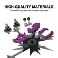 thumbnail image 3 of ZheElen 2pcs 1/14 Machined For Precisionerential Gear Box RC Upgrade Part Aluminum Alloy Machined For Precision Rc Machined For Precisionerential Gear Box For Wltoys 144001 Red, 3 of 6