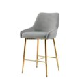 thumbnail image 4 of Heavenly Collection Velvet Stool SET OF 2, 4 of 5