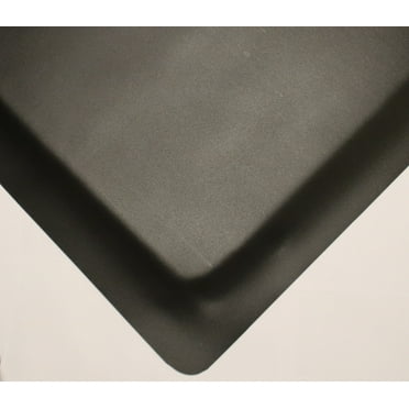 24" Wide, Rhino Mats, Industrial Smooth Anti-Fatigue Mat, Black, 7/8" Thick, Choose Length