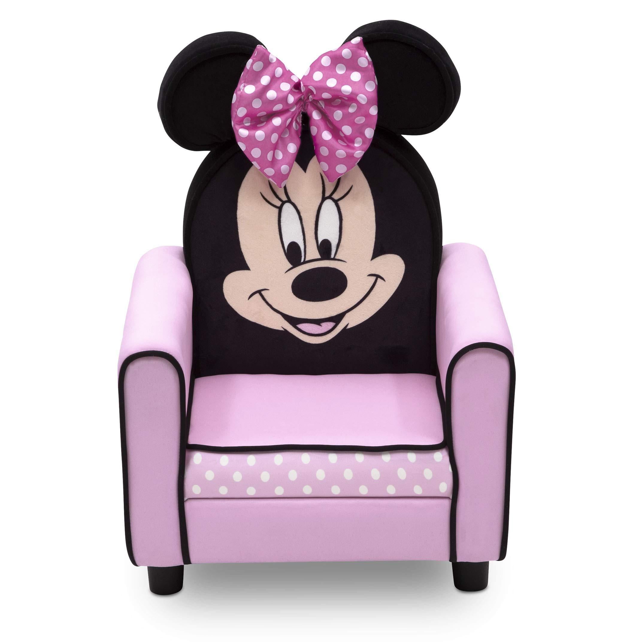 Disney Minnie Mouse Upholstered Chair by Delta Children Pink