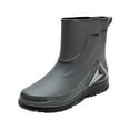 AUDeals Non Slip Overshoes, Low Top Rain Boots with Waterproof Rubber ...