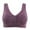 Purple, variant on FhsagQ Bra Women Bras Plus Size Women's Front Side Buckle Lace Edge without Steel Ring Movement Seamless Gathering Adjustment Yoga Sleep Large Bra Bras for Women Crotchless Black 46