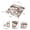 Square-calacatta Viola-9.8" x 9.8" x 0.7", variant on Square-Calacatta Viola Marble Serving Tray 9.8" x 9.8" x 0.7" Home Decor