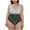 White, variant on Mchoice Womens One Piece Swimsuits Floral Print Bikini Set V Neck Plus Size High Waisted Bathing Suit