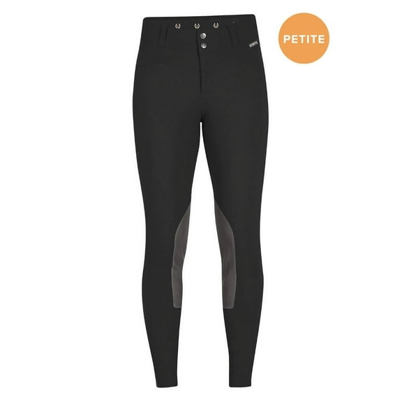 Kerrits Crossover II Knee Patch Breech Petite- Black- Large