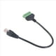 thumbnail image 3 of 5X Conector de Terminal de Tornillo RJ45 Cable RJ45 Macho una Cable de Extensión de 8 Pines para Cat5 / 6/7 Ethernet Extender AV CCTV DVR, 3 of 5