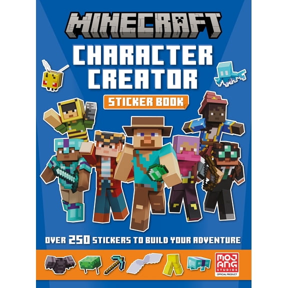 Minecraft Character Creator Sticker Book: A brand-new official sticker book adventure full of fun customisation for kids who love gaming.