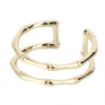 thumbnail image 1 of 1pc Trendy Simple Ring Opening Finger Rings Woman Finger Decoration (Golden), 1 of 5