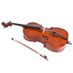 thumbnail image 4 of Violonchelo 4/4 de madera brillante con cuerpo de tilo y diapasón de arce, incluye arco, resina y estuche ideal para estudiantes y principiantes., 4 of 7