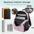 thumbnail image 6 of Bulopur Girls Kids Backpack, Cute Sports Girly School Book Bag Waterproof Lightweight Baseball Bat & Big Bow Elementary Backpack for Kids, 6 of 8