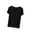 Black, variant on Guluxicc Womens Pajama Tees Casual Solid Color Short Sleeve Pullover Tops Base Layer T-Shirt, Gray, M