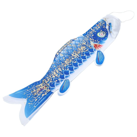 KAKOWELY Carp Fish Flag Decorative Japanese Style Carp Pendant Chic Novel Fish Flag Carp Streamer25.98"X8.27"X3.15"