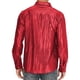 thumbnail image 4 of pstuiky camisetas de manga larga para hombre, Camisas de manga larga para hombre, informales, de satén brillante, con cuello de solapa y botones Tops de talla grande para hombre m, 4 of 5