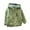 Army Green, variant on Winter Girls Hooded Padded Coat Thick Warm Lined Jacket Outerwear for Cold Weather,4-5 Years
