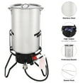thumbnail image 6 of Ktaxon Propane Outdoor Fryer Stainless Steel Frying/Boiling Turkey Fryer Pot 50QT, 6 of 18