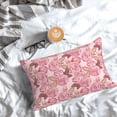 thumbnail image 3 of Cauagu Rose Flowers Print Pillow Covers with Envelope Closure,1PC Pillow Cases Decorative Pillow Case for Bed & Couch, Pillows Not Included-14"x20", 3 of 6