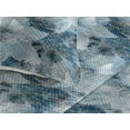 thumbnail image 3 of Ambesonne Flora Quilted Bedspread Set 3 Pcs, Grungy Print of Gentle Flower, Queen, Pale Grey Dark Night Blue, 3 of 4