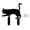 A001- Black (Style A), variant on Outdoor Halloween Decorations Yard, Black Cat Halloween Decor, Glow in The Dark Halloween Decorations, Halloween Lawn Decorations, 8X7 Inch Waterproof Acrylic Black Silhouette