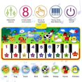 thumbnail image 2 of Alfombrilla de piano para niños, alfombra musical grande para niños, alfombra musical para tocar el piano, 135 x 58 cm, 2 of 5
