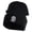 Black, variant on NPC Meme Face Logo Embroidered Big Size Beanies - Black XL-3XL