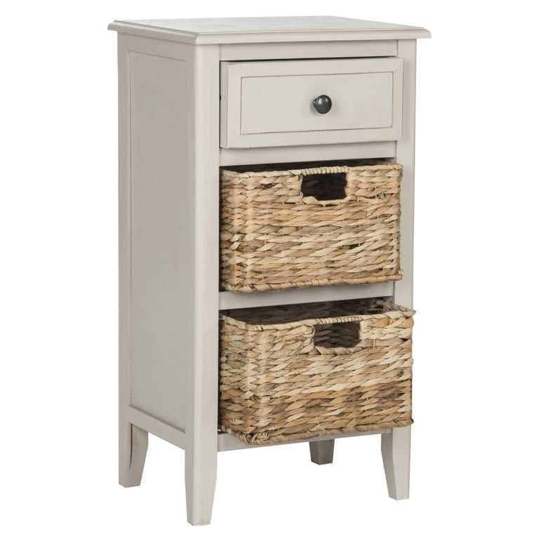Safavieh Everly Drawer Side Table, Vintage Gray photo 3