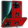 thumbnail image 1 of For Xiaomi 13 Pro Shockproof TPU + PC Phone Case with Holder(Red),iPhone 16 Pro, 1 of 4