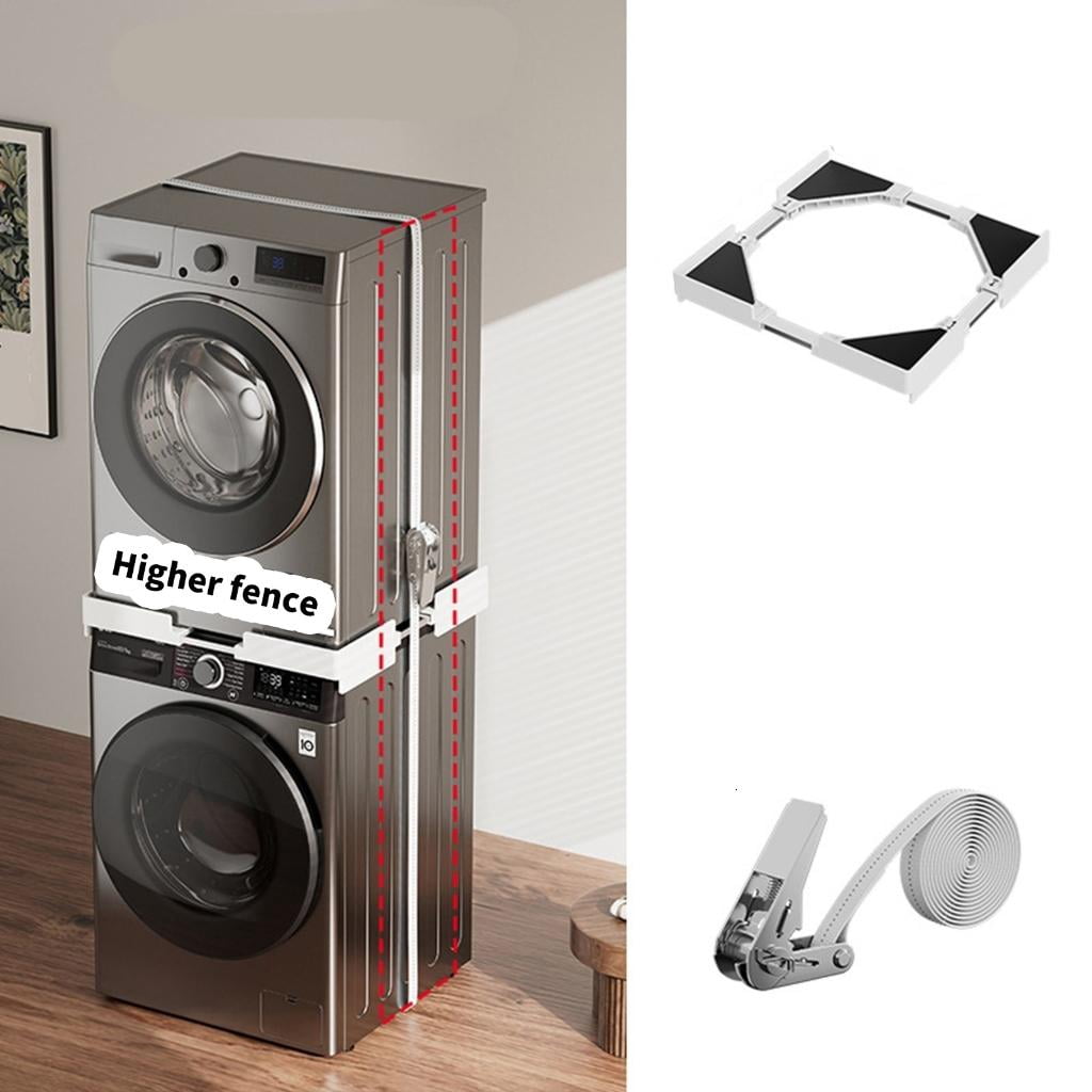 Heavy Duty Dryer Washing Machine Connecting Rack Not Punching Dryer Stacking Rack Anti Noise Drying Accessories