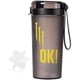 thumbnail image 1 of Botella de Agua 400ml Portátil shaker Gran Capacidad Botella Coctelera con Tapa a Prueba de Fugas y Bola Revuelta para Gimnasio, Correr, Equitación, Oficina-Negro, 1 of 4