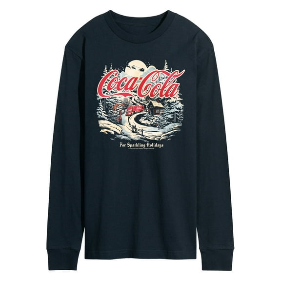 Coca-Cola - For Sparkling Holidays - Men's Long Sleeve Graphic T-shirt