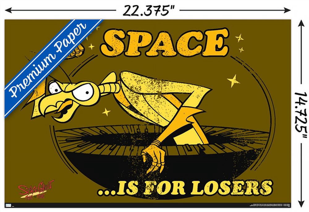 Space Ghost Coast to Coast - Space Is For Losers Wall Poster, 14.725" x 22.375"