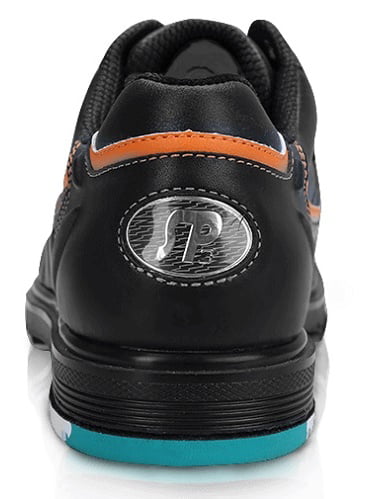 orange and black bowling shoes
