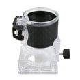 thumbnail image 2 of Trimmer Base Plastic Base Board Woodworking Edge Cutter for Electric Trimming Machine Accessories,1 x Trimming Machine Base 1 x of Mounting Accessories,black & transparent, 2 of 8