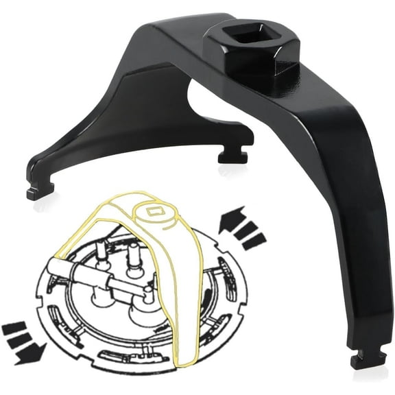 1/2’’ Drive Fuel Tank Lock Ring Tool Impact Wrench Fit for GMC Chryler Dodge Ford