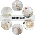 thumbnail image 2 of Injueey 10 unidades/juego de anillos de atrapasueños dorados de diferentes tamaños, aros de macramé artesanales, aro artesanal DIY, accesorios de Kits de decoración para fiestas Injueey HA1526-00B, 2 of 6