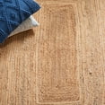 thumbnail image 6 of SAFAVIEH Natural Fiber Delroy Bordered Runner Rug, Natural/Blue, 2'3" x 8', 6 of 8