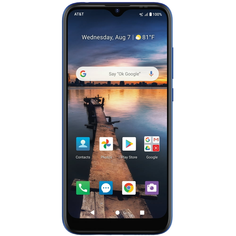 AT&T Maestro Plus 32GB, Lunar Blue Prepaid Smartphone