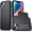 Black, variant on for iPhone 15 6.1" Case with Card Holder, Slim Dual Layer Heavy Duty iPhone 15 2023 Wallet Case Hidden Sliding Credit Slot Protective Cover for Men Women, Green