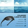 thumbnail image 3 of KastKing Ellijay Bifocal Polarized Sunglasses, Bi-Focal x1.5 x2.0 x2.5 Magnifications, Wrap Sport Reader Sunglasses, 3 of 8