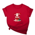 thumbnail image 3 of Mgmyaa Graphic Tees for Women Casual Crew Neck Short Sleeve Basic T-Shirt Top, 3 of 5