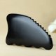 thumbnail image 4 of Herramientas de masaje corporal facial Gua Sha, piedra Gua Sha Bian, piedra Gua Sha estriada, herramienta de masaje Gua Sha suave, negro, 4 of 5