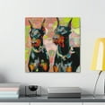 thumbnail image 3 of Doberman in Expressionism - Canvas, 3 of 10