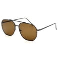 thumbnail image 3 of Vintage Square 70s Flat Aviator Sunglasses Women Men Classic Retro Stylish Gafas, 3 of 9